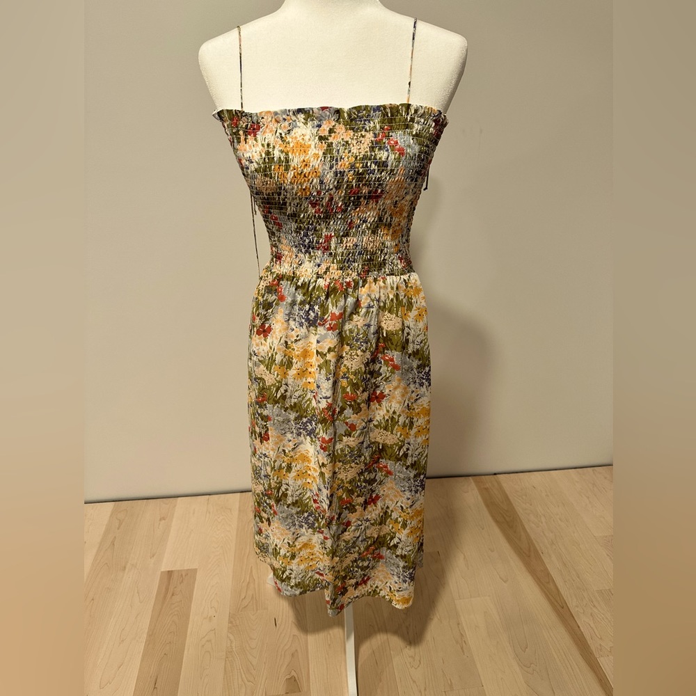 Reformation sable dress in “countryside” pattern. Size L.  Worn once.